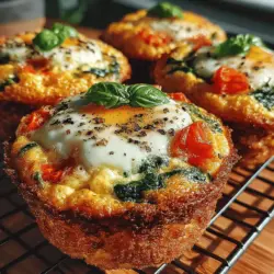 Egg muffins have emerged as a popular choice for individuals seeking a nutritious and versatile breakfast option. These bite-sized delights are not only easy to prepare but also packed with a variety of nutrients that can kickstart your day on a healthy note. Spinach and tomatoes, two key ingredients in this recipe, contribute a wealth of vitamins and minerals, making these egg muffins a powerhouse of nutrition. With their vibrant colors and delicious flavors, they also make for an appealing dish that can please the whole family.