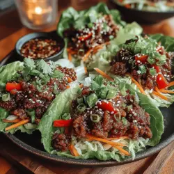 In the world of culinary delights, few dishes can rival the charm of Sweet & Savory Sticky Honey Soy Chicken Lettuce Cups. This recipe combines tender, flavorful chicken with a delightful blend of sweet and savory elements, all nestled in crisp, refreshing lettuce leaves. Perfectly suited for various occasions, these lettuce cups are not only a feast for the taste buds but also a healthy option that’s easy to prepare—making them an ideal choice for a family dinner, meal prep, or entertaining guests.