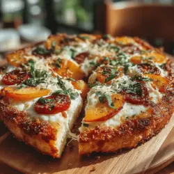 As the sun shines brighter and the days grow longer, summer beckons us to indulge in vibrant, fresh flavors that celebrate the season. One delightful way to embrace the essence of summer is through the Sweet Peach Bliss Pizza – a unique dish that harmoniously blends the sweetness of ripe peaches with the savory elements of traditional pizza. This recipe not only tantalizes the taste buds but also offers an exciting twist on conventional pizza, making it an ideal centerpiece for summer gatherings, barbecues, or a light dinner at home.