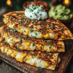 When it comes to comfort food, few dishes can compete with the warm, cheesy goodness of quesadillas. These delightful creations are not only easy to make but are also incredibly versatile, making them suitable for any meal—be it a quick lunch, a satisfying dinner, or a delightful snack. In this article, we’ll explore a scrumptious twist on the classic quesadilla: Fiery Hatch Chili Corn Quesadillas. This dish showcases the unique flavors of Hatch chiles and fresh corn, resulting in a culinary experience that’s both vibrant and satisfying.