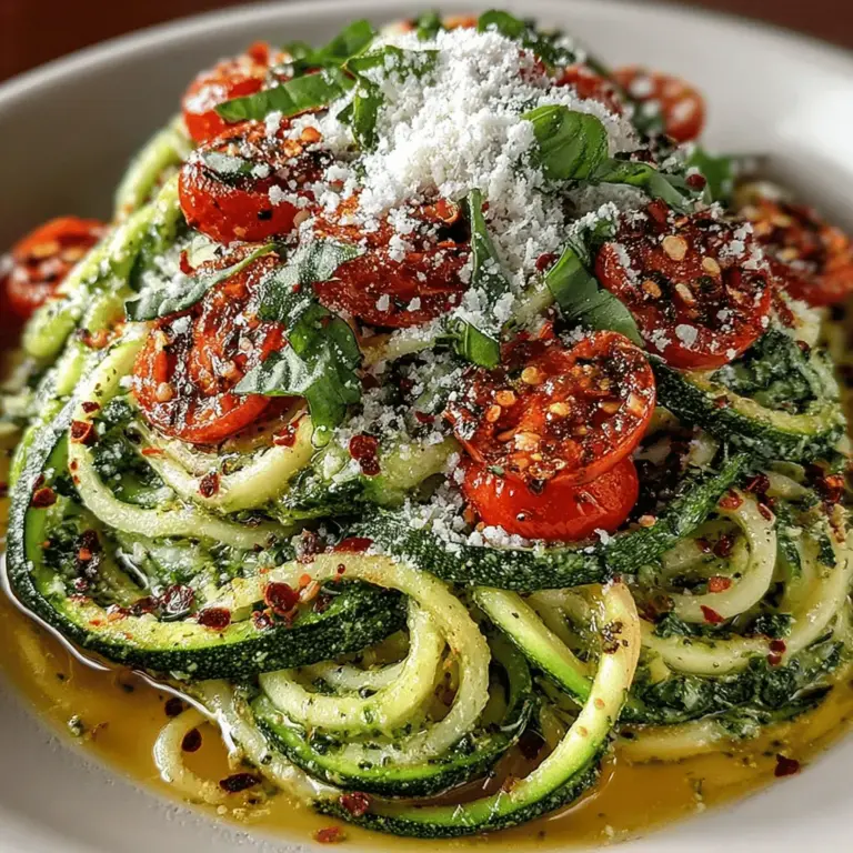 In the realm of healthy eating, zucchini noodles, affectionately known as "zoodles," have taken the culinary world by storm. These delightful strands of zucchini offer a light and nutritious alternative to traditional pasta, making them a favorite for those seeking to reduce their carbohydrate intake or adhere to gluten-free diets. Today, we’ll dive into a flavorful recipe that perfectly showcases the versatility of zucchini: Zesty Zucchini Noodles with Cherry Tomatoes.