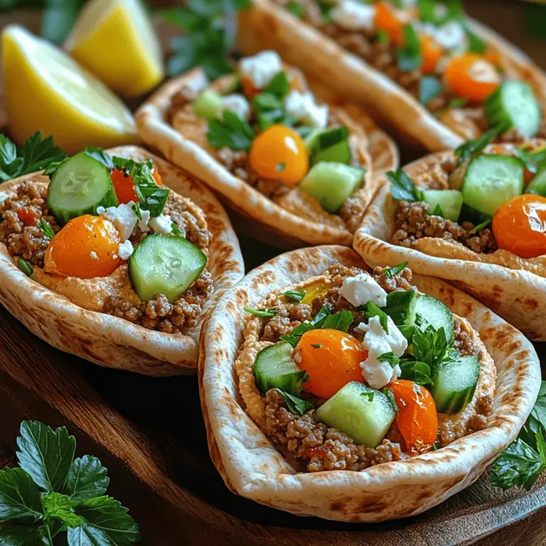 In today’s fast-paced world, finding nutritious meal options that are both delicious and easy to prepare can feel like a daunting task. Enter mini turkey pita pockets – a delightful solution for anyone seeking a healthy meal or snack that doesn’t compromise on flavor or convenience. These handheld delights combine the lean goodness of ground turkey with fresh vegetables and creamy hummus, all wrapped up in a soft pita pocket. Whether you're looking to whip up a quick lunch, impress guests at a gathering, or simply enjoy a nutritious snack, these mini turkey pita pockets are the perfect choice.