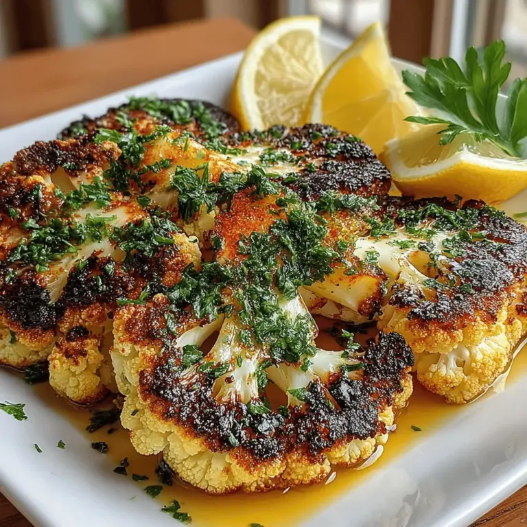 In recent years, plant-based dishes have surged in popularity, captivating the palates of both vegetarians and meat-lovers alike. This shift towards incorporating more vegetables into our diets reflects a growing awareness of health, sustainability, and the versatility of plant-based ingredients. Among the myriad of options available, Zesty Lemon Herb Cauliflower Steaks stand out as a vibrant and flavorful choice that can easily become the star of any meal.