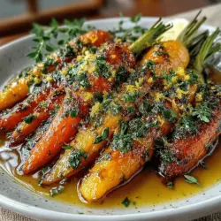 If you're in search of a side dish that perfectly balances sweet and savory flavors, look no further than Sweet & Savory Honey Roasted Carrots with Thyme. This dish is not only visually appealing but also offers a delightful medley of tastes that can elevate any meal. The natural sweetness of the carrots, combined with the earthy undertones of thyme and the rich, golden glaze of honey, creates a harmonious complement to a variety of main courses. Whether you’re preparing a weeknight dinner, a holiday feast, or a casual gathering, these honey roasted carrots are sure to impress.
