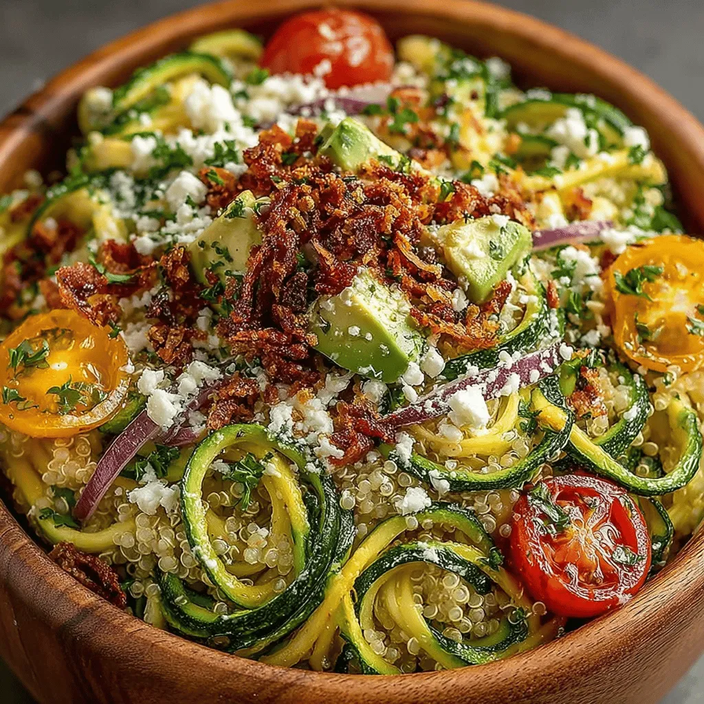 In today's fast-paced world, finding meals that are both nutritious and satisfying can be a challenge. The Zucchini Delight Salad Bowl is here to bridge that gap, offering a delightful fusion of tastes and textures that celebrate fresh ingredients. This salad is not just a feast for the eyes, with its vibrant colors and appealing presentation; it's also a powerhouse of nutrients that can elevate your meals and boost your overall health. Whether you're looking for a refreshing dish for a summer gathering or a quick meal prep option for the week, this salad fits seamlessly into any occasion.