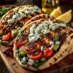 Mediterranean cuisine is celebrated not only for its rich flavors but also for its numerous health benefits. Emphasizing fresh, wholesome ingredients, this culinary tradition has garnered global acclaim for its balance of taste and nutrition. One dish that embodies the essence of Mediterranean cooking is the Mediterranean Bliss Greek Chicken Pita Wraps. This delightful recipe combines succulent grilled chicken, vibrant vegetables, and creamy yogurt, all wrapped in a warm pita, creating a satisfying meal perfect for any occasion.