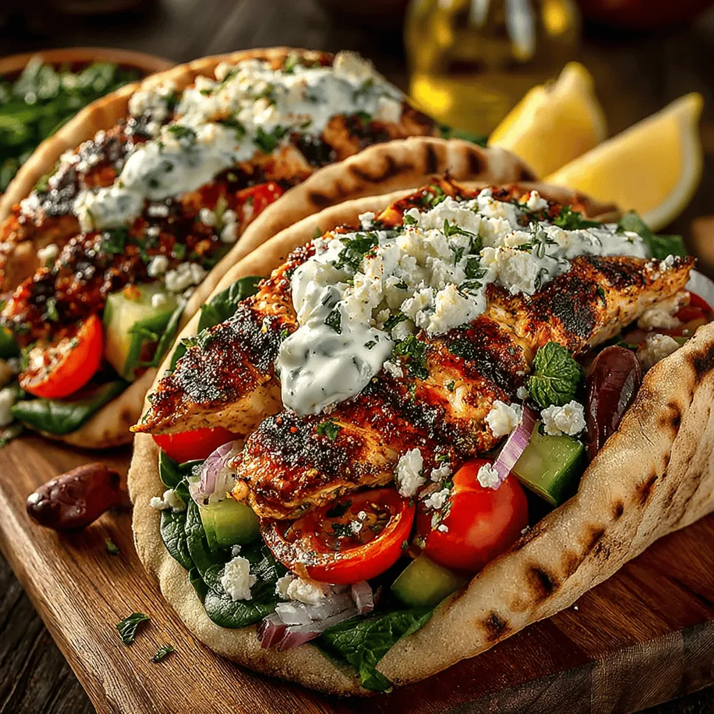 Mediterranean cuisine is celebrated not only for its rich flavors but also for its numerous health benefits. Emphasizing fresh, wholesome ingredients, this culinary tradition has garnered global acclaim for its balance of taste and nutrition. One dish that embodies the essence of Mediterranean cooking is the Mediterranean Bliss Greek Chicken Pita Wraps. This delightful recipe combines succulent grilled chicken, vibrant vegetables, and creamy yogurt, all wrapped in a warm pita, creating a satisfying meal perfect for any occasion.