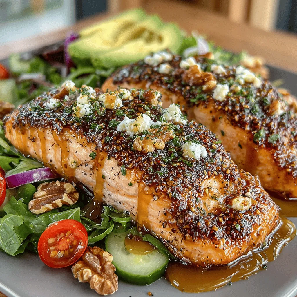 If you’re on the lookout for a meal that beautifully marries taste and health, look no further than the Honey Mustard Glazed Salmon Salad. This dish is not only visually appealing with its vibrant colors but also packed with essential nutrients, making it an ideal choice for lunch or dinner. The combination of succulent salmon, fresh greens, and the delightful zing of honey mustard creates a culinary experience that is both satisfying and wholesome.
