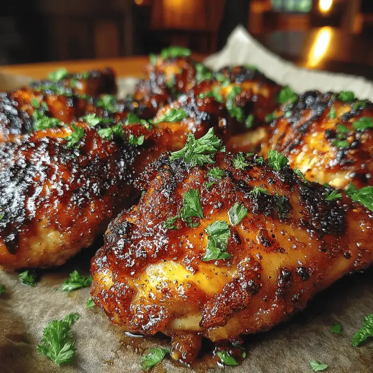 When it comes to comfort food, few dishes can rival the appeal of chicken drumsticks, especially when they are coated in a delectable maple glaze that strikes the perfect balance between sweet and savory. The combination of succulent chicken and a rich, sticky glaze creates a mouthwatering experience that is both satisfying and indulgent. Sweet and Savory Maple-Glazed Chicken Drumsticks are not only a treat for the taste buds but also a flexible option for a myriad of occasions—be it a cozy family dinner, a weekend barbecue, or a festive gathering with friends. Their inviting aroma and glossy finish make them a standout dish that everyone will love.