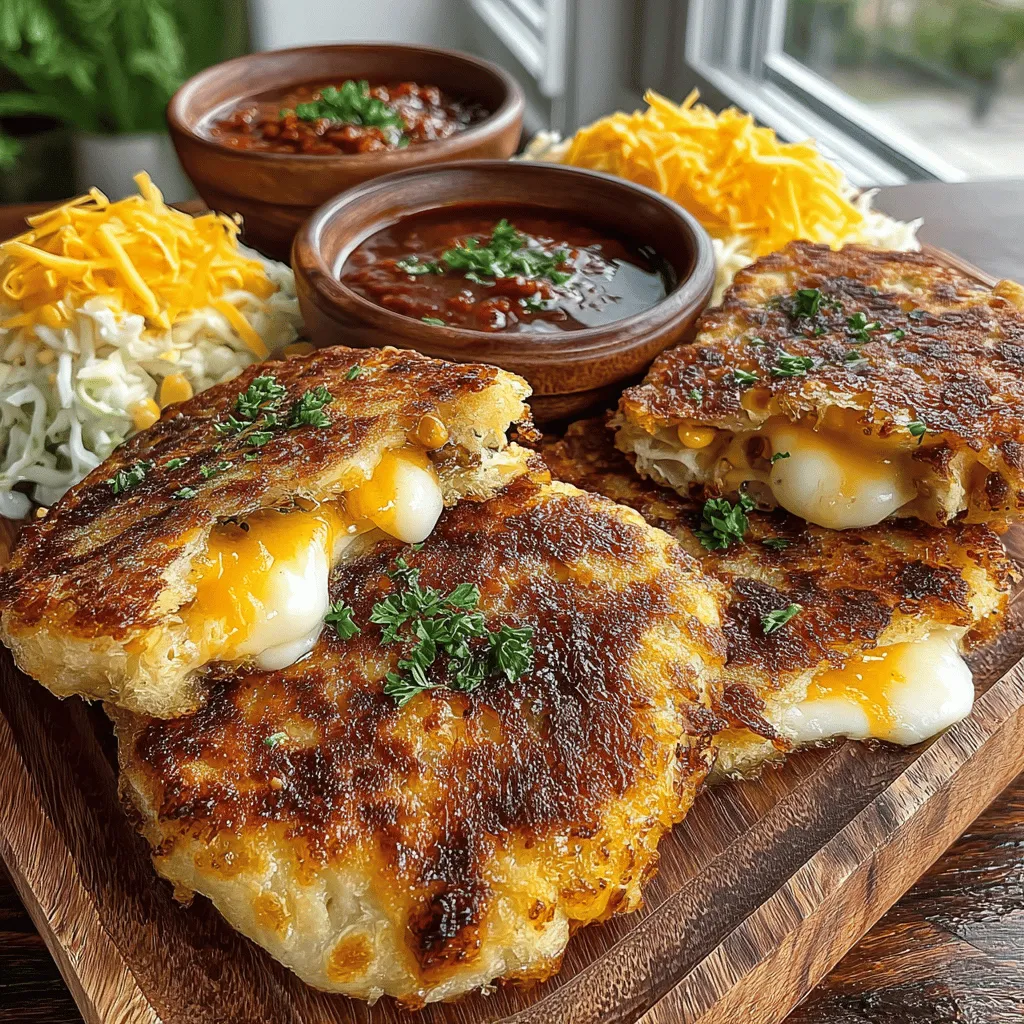 Pupusas are not just a meal; they are a cultural emblem of El Salvador, representing the heart and soul of Salvadoran cuisine. These thick, handmade corn tortillas are traditionally filled with a variety of ingredients, creating a delightful harmony of flavors that has captivated many around the world. Originating from the indigenous Pipil people, pupusas have evolved into a beloved staple, celebrated for their comfort and versatility. As you delve into the world of Cheesy Corn Delight Pupusas, you’ll discover a recipe that embodies the essence of this culinary tradition, marrying the sweetness of corn with the creaminess of cheese.