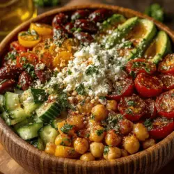 The Mediterranean Chickpea Salad Bowl is not just a meal; it’s a vibrant experience bursting with flavors and textures that celebrate the essence of the Mediterranean diet. This wholesome dish combines the earthy richness of chickpeas with a medley of fresh vegetables and a zesty dressing, making it a nutritional powerhouse. With its colorful presentation and aromatic ingredients, this salad bowl invites you to enjoy a culinary journey through the sun-kissed landscapes of the Mediterranean region.
