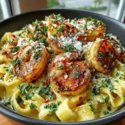 Garlic Butter Shrimp with Creamy Pasta: A Culinary Delight