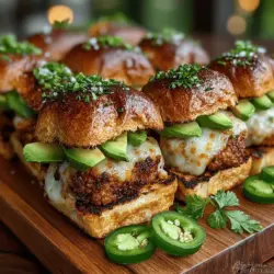 When it comes to sliders, they are a staple in casual dining, parties, and family gatherings. However, if you’re looking to elevate your slider game from the ordinary to the extraordinary, Spicy Green Chili Turkey Sliders offer just the right punch of flavor and zest. This recipe is not only a delicious twist on traditional sliders but also a healthier alternative, making it perfect for those who want to enjoy a great meal while keeping nutrition in mind.