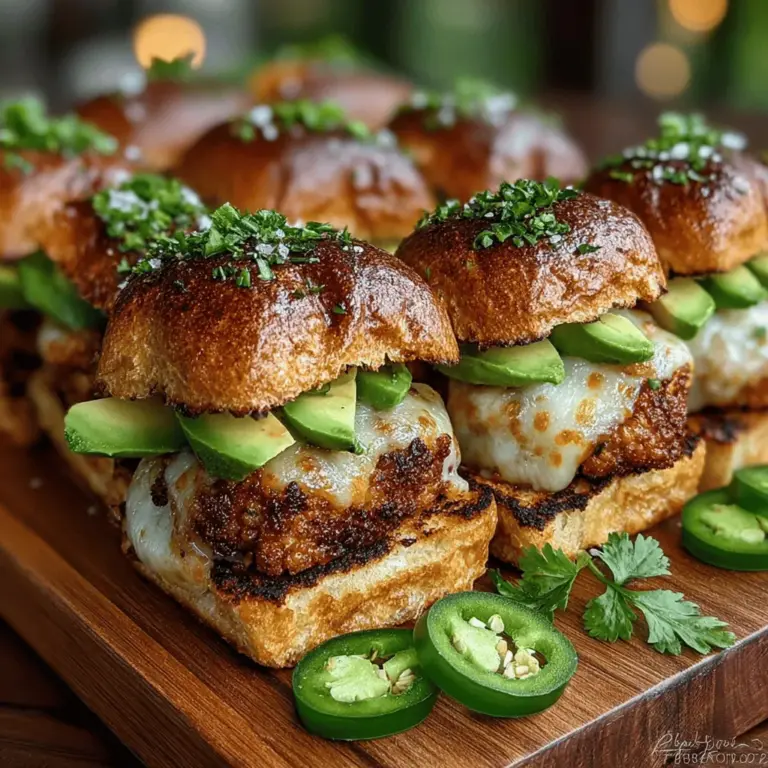 When it comes to sliders, they are a staple in casual dining, parties, and family gatherings. However, if you’re looking to elevate your slider game from the ordinary to the extraordinary, Spicy Green Chili Turkey Sliders offer just the right punch of flavor and zest. This recipe is not only a delicious twist on traditional sliders but also a healthier alternative, making it perfect for those who want to enjoy a great meal while keeping nutrition in mind.