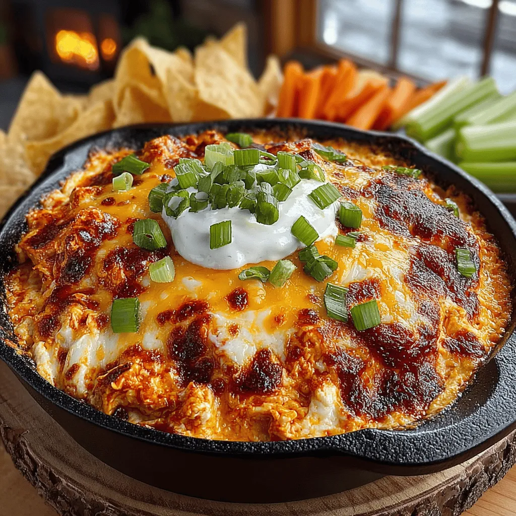 Buffalo chicken dip is a staple at gatherings, parties, and game-day celebrations. Its popularity is no surprise—this crowd-pleaser combines the irresistible flavors of buffalo wings with a creamy, cheesy base that beckons for dipping. Whether served with tortilla chips, celery sticks, or even fresh baguette slices, this dip is sure to be the star of the show. Chock-full of flavor and with just the right amount of heat, Spicy Cheesy Buffalo Chicken Dip is the dish that every guest will rave about.