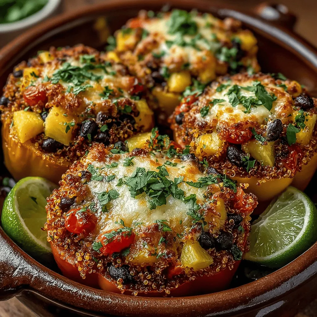 Stuffed bell peppers have long been a staple in various cuisines around the world, celebrated for their vibrant colors and the ability to be filled with an array of delicious ingredients. In this recipe, we take this classic dish to new heights with the introduction of sweet, juicy fruits, creating a delightful balance between savory and sweet. Fruity Fusion Stuffed Bell Peppers not only tantalize the taste buds but also pack a nutritional punch, making them a perfect choice for health-conscious individuals and families alike.