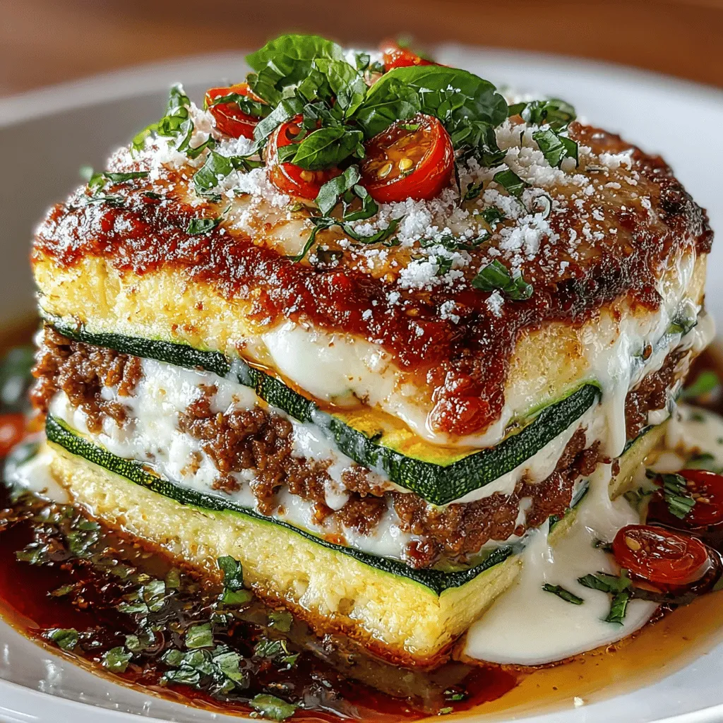 In the world of comfort food, few dishes evoke the same warmth and satisfaction as lasagna. This beloved Italian classic has graced dinner tables for generations, offering layers of rich flavors and hearty ingredients. However, for those following low-carb diets, traditional lasagna can pose challenges due to its high carbohydrate content, primarily from pasta. Fortunately, there’s a scrumptious solution: the Zesty Low-Carb Zucchini Lasagna Bake. This innovative recipe captures the essence of classic lasagna while embracing the nutritional benefits of zucchini, making it a delightful and healthy alternative.