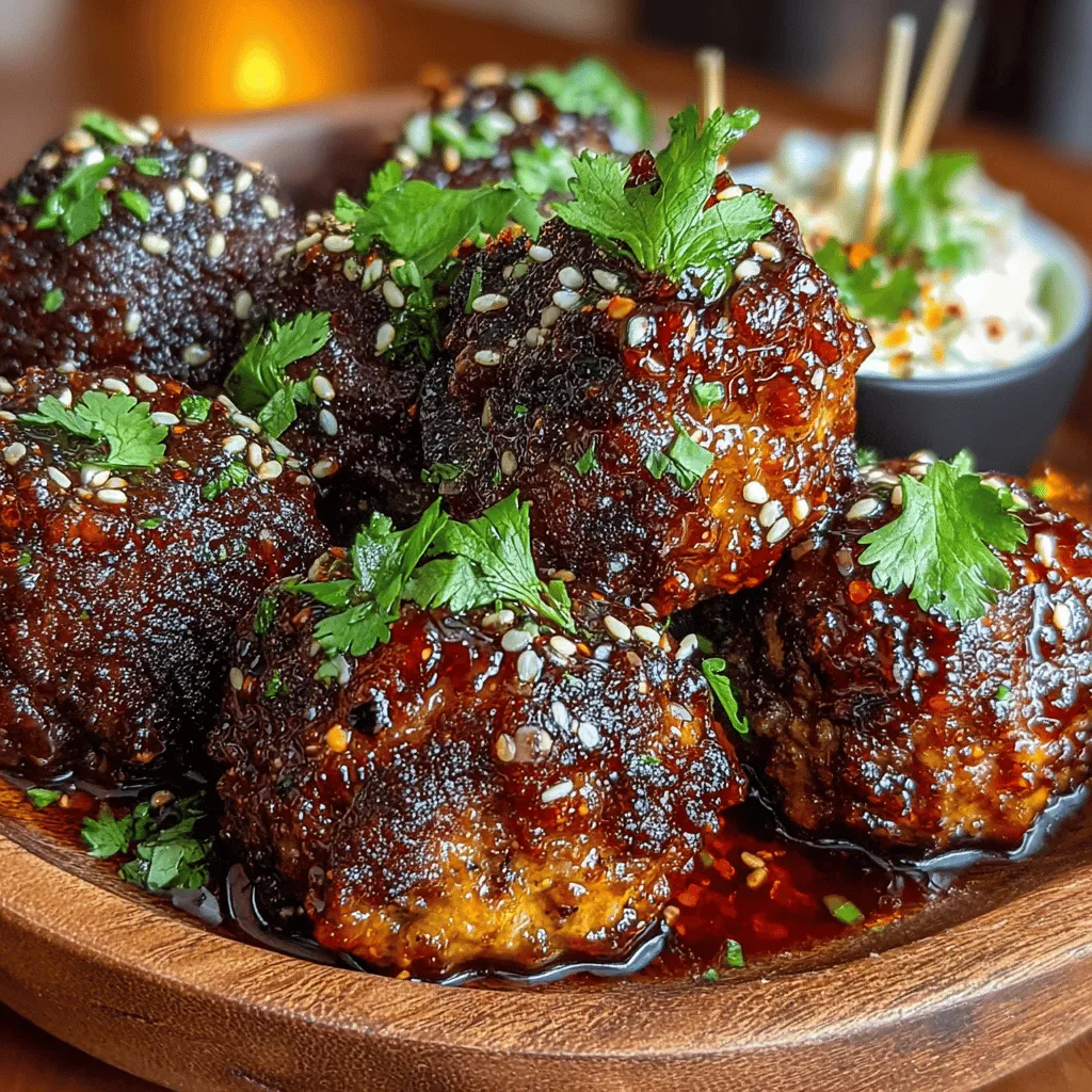Spicy-Sweet Honey Sriracha Glazed Meatballs are a culinary delight that perfectly balances the realms of sweet and spicy, making them an irresistible treat for any occasion. This dish is not just a meal; it’s a flavorful experience that tantalizes the taste buds with every bite. The combination of honey and Sriracha creates a glaze that is both sticky and satisfying, ensuring that your meatballs are not only delicious but also visually appealing.