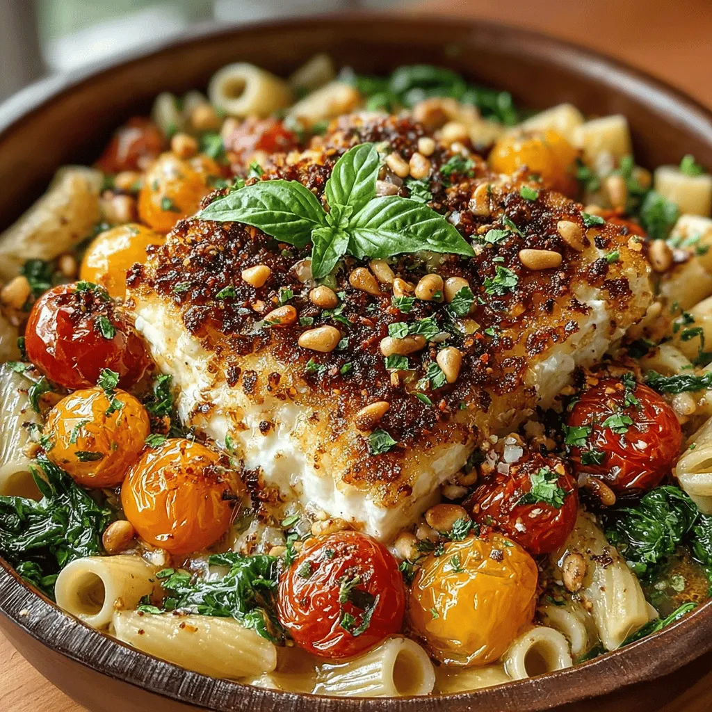 If you're in search of a vibrant and delectable dish that can effortlessly transition from a casual weeknight dinner to a festive gathering, look no further than the Feta Fiesta Pasta Bake. This dish is not just a meal; it's a celebration of flavors and textures, combining creamy feta cheese, sweet cherry tomatoes, and a medley of spices to create an irresistible pasta experience.