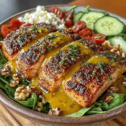 In today's culinary landscape, the fusion of flavors and the appeal of healthy eating make dishes like Honey Mustard Glazed Salmon Salad a perfect choice for both taste and nutrition. This vibrant salad combines the rich, buttery texture of salmon with a sweet and tangy honey mustard glaze, complemented by fresh greens and colorful vegetables. Not only does it provide a feast for the eyes, but it's also packed with nutrients, making it an ideal meal for a busy weeknight or a leisurely weekend brunch. In this article, we will explore the ingredients, preparation process, and the nutritional benefits of this delightful dish, ensuring you can create a masterpiece in your kitchen.