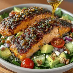 Honey Mustard Glazed Salmon Salad Recipe: A Wholesome Delight