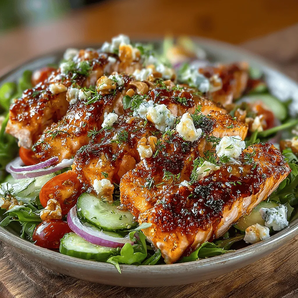In today’s health-conscious world, many people strive to incorporate nutritious ingredients into their meals without sacrificing flavor and satisfaction. The pursuit of healthy eating has led to a growing interest in recipes that not only nourish the body but also excite the palate. One such delightful dish is the Honey Mustard Glazed Salmon Salad. This recipe offers a perfect fusion of vibrant flavors and textures, making it an ideal choice for a nutritious lunch or dinner. Imagine tender, flaky salmon glazed with a sweet and tangy honey mustard sauce, nestled atop a bed of fresh greens and colorful vegetables. This salad is not just a meal; it’s a feast for the senses that can brighten any dining table.