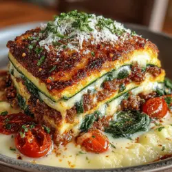 - 3 medium zucchinis - 1 pound ground beef (or ground turkey) - 2 cups marinara sauce (preferably low-sugar) - 1 cup ricotta cheese - 1 cup shredded mozzarella cheese - 1/2 cup grated Parmesan cheese - 1 teaspoon garlic powder - 1 teaspoon onion powder - 1 teaspoon dried oregano - 1 teaspoon salt - 1/2 teaspoon black pepper - Fresh basil leaves for garnish (optional)