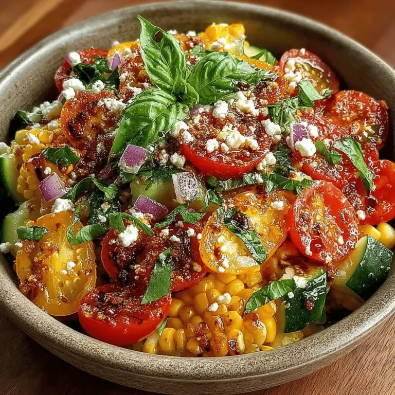 As the warmth of summer bathes the landscape in sunlight, an array of vibrant produce comes into season, offering a bounty that is not only delightful to the palate but also packed with essential nutrients. The summer months are a prime time for farmers' markets and home gardens, presenting a cornucopia of flavors just waiting to be explored. Among the many culinary treasures of this season, one dish stands out: the Fresh Summer Tomato and Corn Salad. This salad captures the essence of summer, showcasing the bright, juicy flavors of ripe tomatoes and the sweet crunch of fresh corn, making it a perfect addition to any meal.