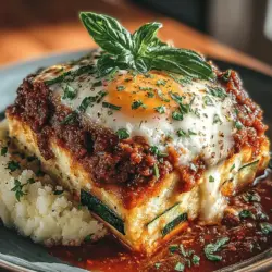 Lasagna is a beloved comfort food enjoyed by many across the globe, known for its layers of rich flavors, gooey cheese, and hearty fillings. However, traditional lasagna often comes with a hefty dose of carbohydrates, making it less suitable for those on low-carb diets or looking to manage their weight. Enter the Zucchini Lasagna Delight—a healthier, yet equally delicious, twist on the classic dish. This recipe substitutes traditional pasta sheets with thin slices of zucchini, allowing you to indulge in the comforting essence of lasagna while reaping the benefits of this nutritious vegetable.