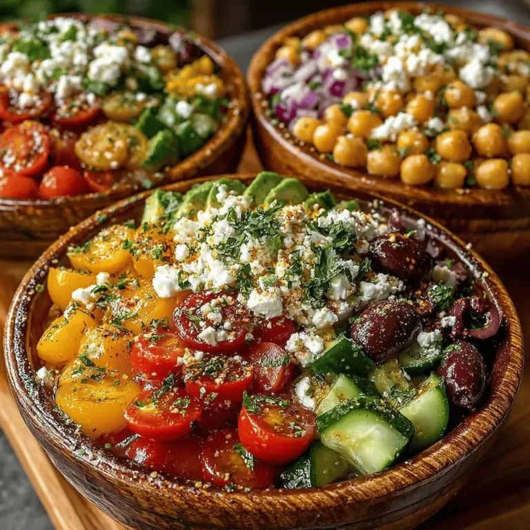 The Mediterranean diet has garnered widespread acclaim over the years, praised not only for its delicious flavors but also for its numerous health benefits. Rich in whole foods, healthy fats, and an abundance of fruits and vegetables, this diet has been linked to improved heart health, weight management, and reduced risks of chronic diseases. One of the standout ingredients in this culinary tradition is the chickpea, a staple legume that boasts a remarkable nutritional profile. High in protein and fiber, chickpeas serve as a fantastic foundation for a variety of dishes, including the vibrant and refreshing Mediterranean Chickpea Salad Bowls.