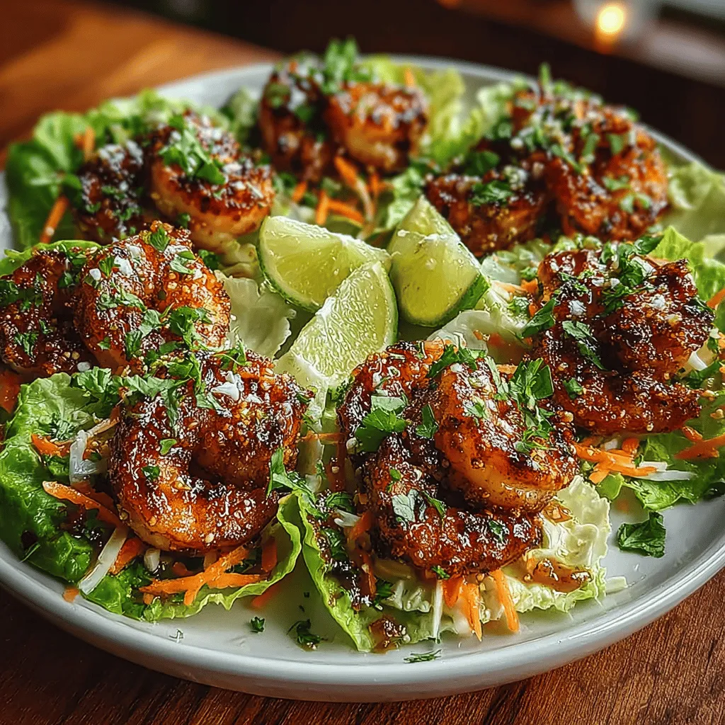 Lettuce wraps have gained popularity as a light and refreshing meal option, perfect for those seeking a healthy alternative to traditional wraps or tacos. The Zesty Garlic Lime Shrimp Lettuce Wraps take this concept to the next level with a bright and flavorful combination of garlic, lime, and spices. Shrimp is not only a lean protein source but also incredibly versatile, making it an ideal filling for these crunchy wraps. Whether you're following a low-carb or gluten-free diet, these wraps are a delicious option that won't compromise on taste.