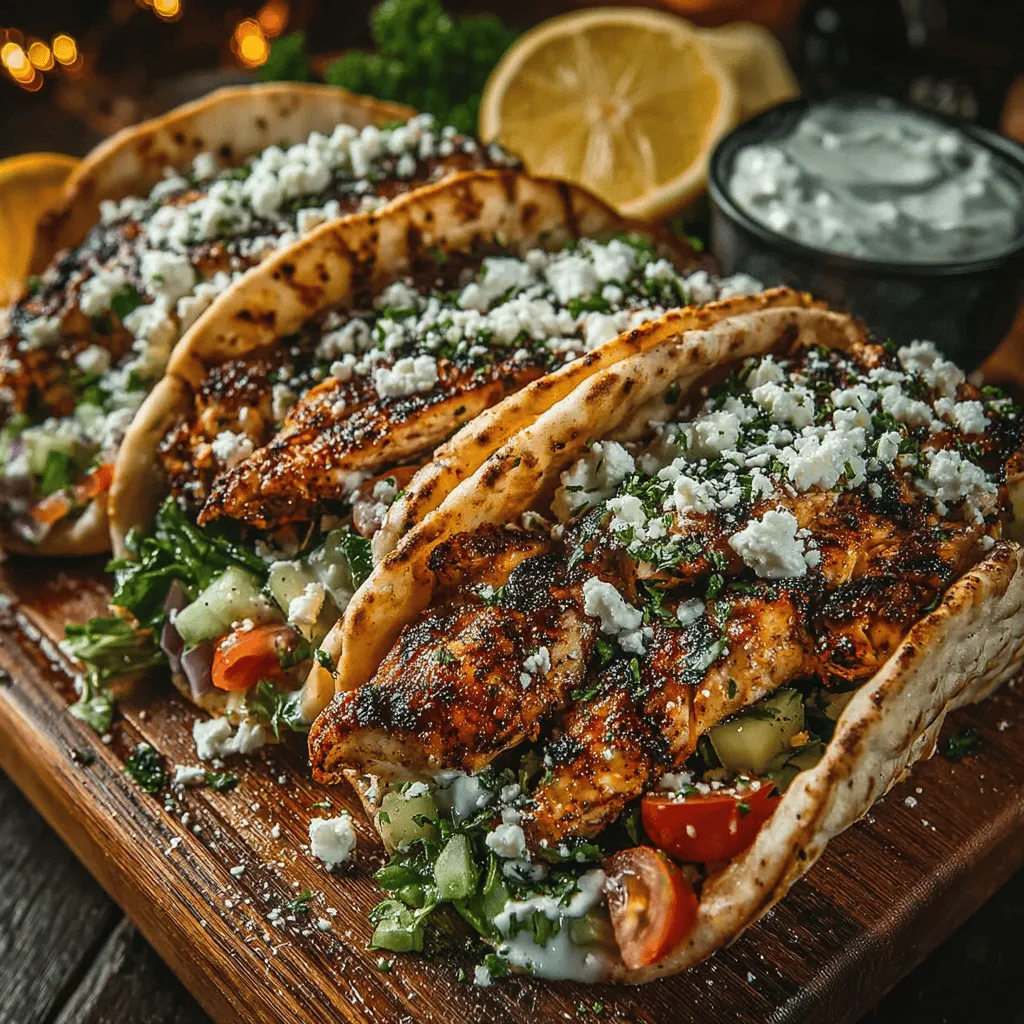 Mediterranean cuisine is celebrated worldwide not only for its vibrant flavors but also for its myriad health benefits. Rich in fresh fruits, vegetables, whole grains, lean proteins, and healthy fats, this culinary tradition emphasizes the use of wholesome, natural ingredients. The Mediterranean diet is not just a way of eating; it’s a lifestyle choice that promotes overall well-being and longevity. Among the many delightful dishes that embody this culinary philosophy, Greek Chicken Pita Wraps stand out as a versatile and nutritious meal option that can be enjoyed for lunch, dinner, or even as a satisfying snack.