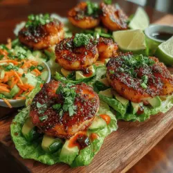 When the temperatures rise and the sun shines brighter, our culinary cravings often shift toward light, refreshing meals that celebrate the bounty of summer. Zesty Garlic Lime Shrimp Lettuce Wraps perfectly embody this seasonal spirit, offering a delightful combination of flavors that invigorate the palate. This dish is not only tantalizing but also embraces the ethos of healthy eating, making it an ideal choice for summer gatherings, weeknight dinners, or quick lunches.