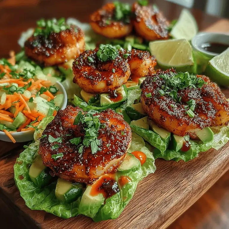 When the temperatures rise and the sun shines brighter, our culinary cravings often shift toward light, refreshing meals that celebrate the bounty of summer. Zesty Garlic Lime Shrimp Lettuce Wraps perfectly embody this seasonal spirit, offering a delightful combination of flavors that invigorate the palate. This dish is not only tantalizing but also embraces the ethos of healthy eating, making it an ideal choice for summer gatherings, weeknight dinners, or quick lunches.