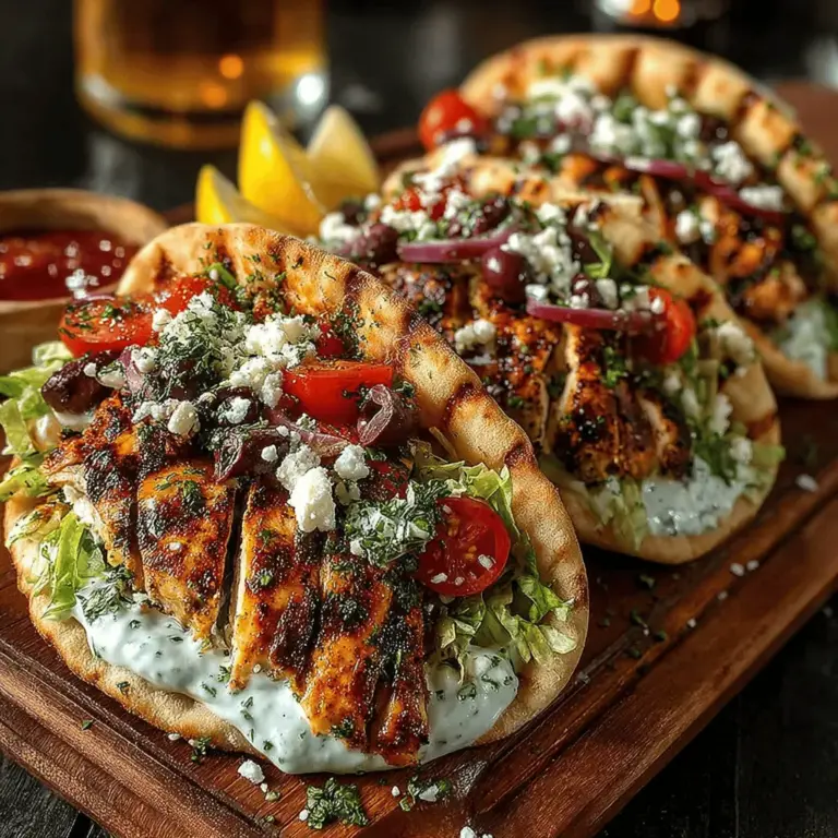 Explore the vibrant flavors of the Mediterranean with our Healthy Greek Chicken Pita Wraps. This delightful recipe combines marinated chicken, a refreshing tzatziki sauce, and an array of fresh vegetables, all wrapped in whole wheat pita bread. Ideal for a nutritious lunch or a quick dinner, these wraps are not only easy to prepare but also packed with flavor that will transport your taste buds straight to Greece. In this article, we will delve into the ingredients, preparation techniques, and health benefits of this Mediterranean staple, ensuring you can recreate this dish with confidence.