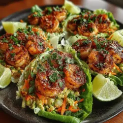 Zesty Garlic Lime Shrimp Lettuce Wraps are a delightful and healthy dish that bursts with vibrant flavors, making them perfect for a light lunch or dinner. These wraps not only cater to various dietary preferences but also present a fresh and low-carb alternative to traditional wraps. The combination of zesty lime, aromatic garlic, and succulent shrimp creates a tantalizing taste experience that is both refreshing and satisfying. Whether you're looking for a quick meal or a dish to impress guests, these lettuce wraps are sure to hit the spot.