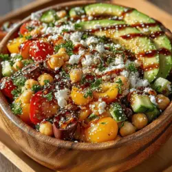 Mediterranean Chickpea Salad Bowls