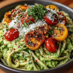 In recent years, avocados have surged in popularity, capturing the hearts and palates of health-conscious individuals and food enthusiasts alike. Known for their creamy texture and rich, buttery flavor, avocados are a staple in modern cuisine, celebrated for their versatility and nutritional benefits. One of the most delightful ways to enjoy this superfood is through the vibrant dish of Creamy Avocado Basil Pasta. This simple yet indulgent recipe combines the lusciousness of ripe avocados with the fragrant notes of fresh basil, resulting in a pasta dish that is not only satisfying but also incredibly wholesome.