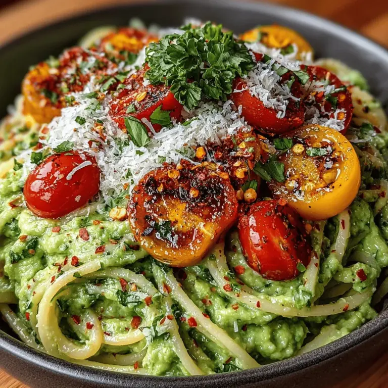 In recent years, avocados have surged in popularity, capturing the hearts and palates of health-conscious individuals and food enthusiasts alike. Known for their creamy texture and rich, buttery flavor, avocados are a staple in modern cuisine, celebrated for their versatility and nutritional benefits. One of the most delightful ways to enjoy this superfood is through the vibrant dish of Creamy Avocado Basil Pasta. This simple yet indulgent recipe combines the lusciousness of ripe avocados with the fragrant notes of fresh basil, resulting in a pasta dish that is not only satisfying but also incredibly wholesome.