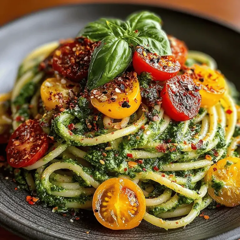In the world of quick and flavorful meals, few dishes can rival the simplicity and deliciousness of Creamy Avocado Basil Pasta. This recipe not only highlights the rich, creamy texture of ripe avocados but also incorporates the fragrant notes of fresh basil, making it a delightful choice for pasta lovers and health-conscious eaters alike. Perfect for weeknight dinners or a casual gathering, this dish is as visually appealing as it is satisfying. With just a handful of ingredients, you can whip up a vibrant meal in under 30 minutes, satisfying both hunger and taste buds.