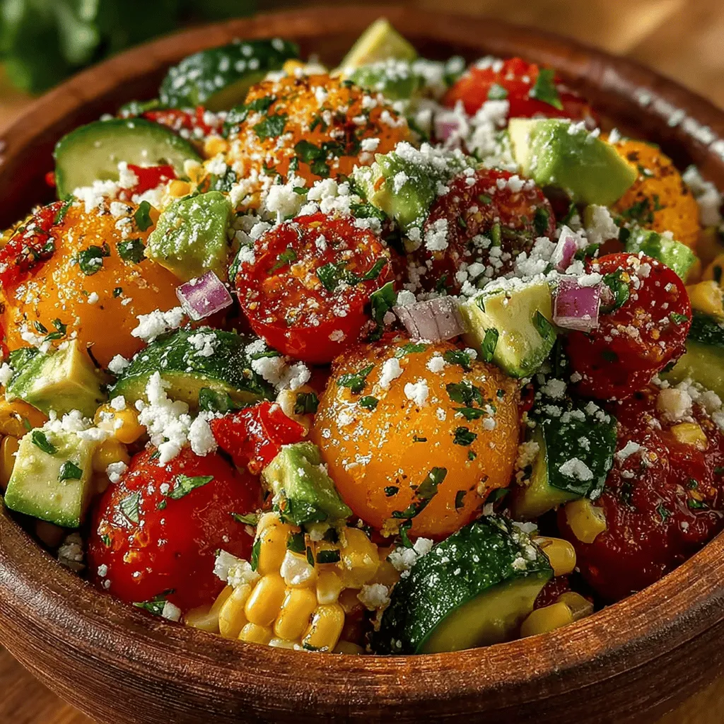 To begin the process of creating your Sun-Kissed Tomato & Corn Delight, the first step is cooking the fresh corn. Start by selecting the freshest ears of corn available, as the sweetness of the corn is key to this dish.