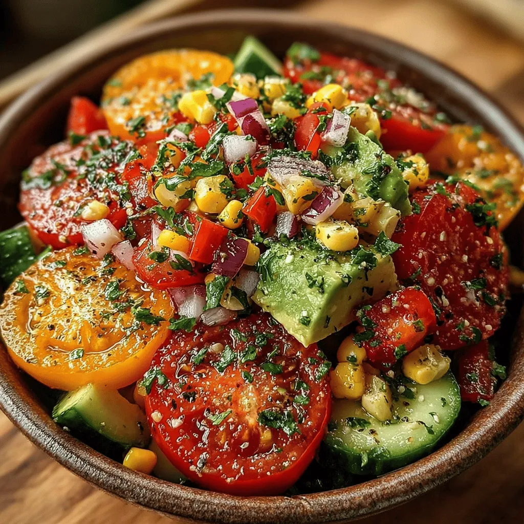 To begin the process of creating your Sun-Kissed Tomato & Corn Delight, the first step is cooking the fresh corn. Start by selecting the freshest ears of corn available, as the sweetness of the corn is key to this dish.