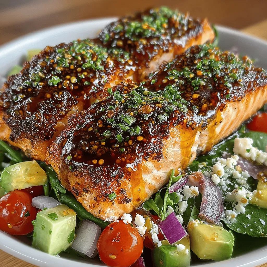 In the realm of healthy dining, few dishes can compete with the vibrant and delicious Honey Mustard Glazed Salmon Salad. This unique recipe combines the rich flavors of glazed salmon with a refreshing medley of fresh vegetables, making it an appealing option for both lunch and dinner. As more individuals seek to incorporate nutritious meals into their daily routines, this salad stands out not only for its taste but also for its health benefits.