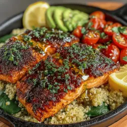 In recent years, the emphasis on healthy eating has led many to seek out nutritious yet delicious meals that don’t compromise on flavor. The quest for a satisfying dish that combines health benefits with mouthwatering taste is a common challenge for many home cooks. Enter the Grilled Lemon Garlic Salmon Bowls—a culinary delight that marries the richness of salmon with the fresh brightness of citrus, complemented by the heartiness of quinoa. These bowls are not only visually appealing but also packed with essential nutrients, making them perfect for a wholesome lunch or dinner.