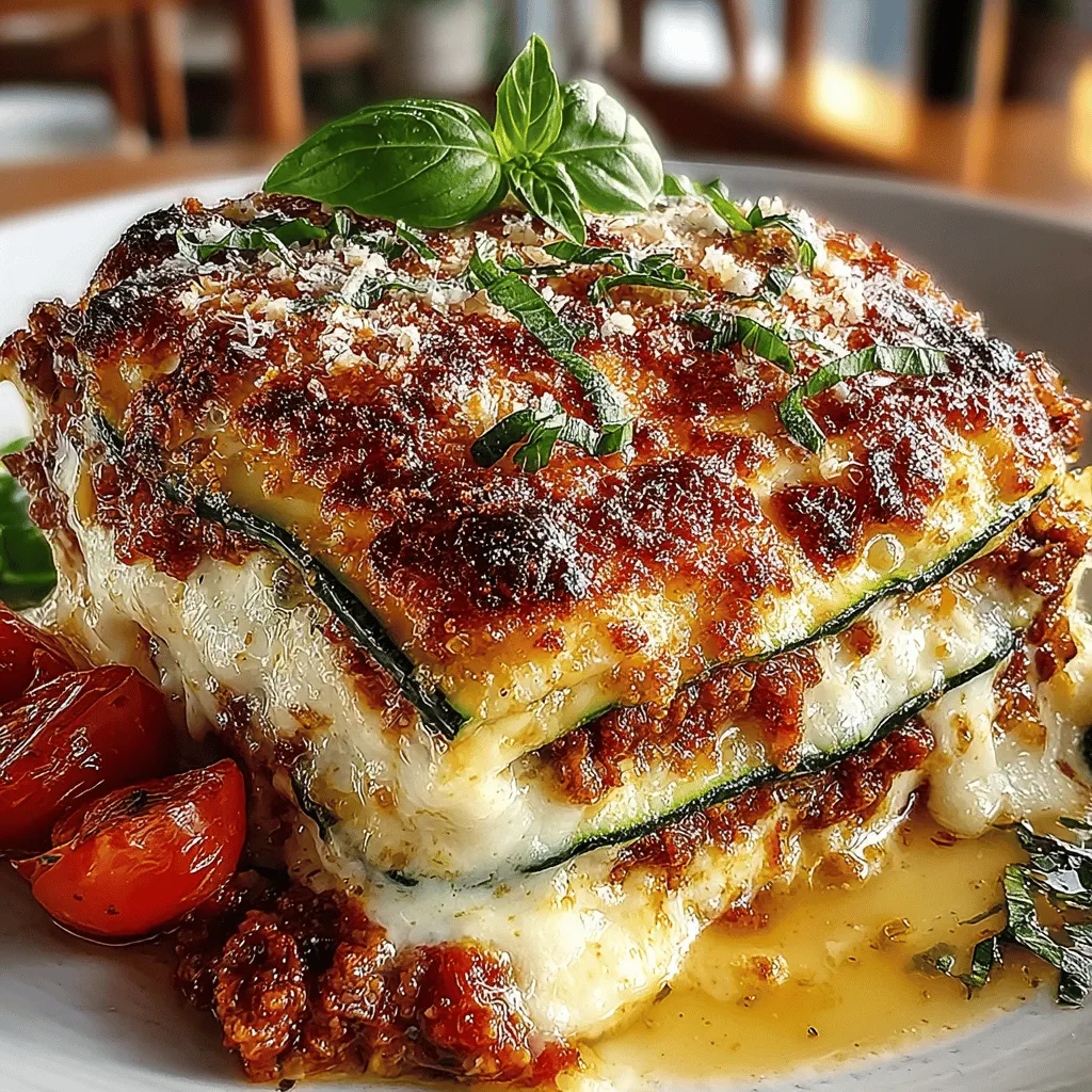 In recent years, the demand for healthy comfort food has surged, with home cooks looking for ways to indulge without compromising their dietary goals. One dish that perfectly embodies this trend is Cheesy Zucchini Delight, a delightful and nutritious take on traditional lasagna. This recipe not only satisfies your cravings for cheesy, hearty meals but also incorporates wholesome ingredients that elevate its nutritional profile. With fresh zucchini and lean ground turkey at the forefront, Cheesy Zucchini Delight is a dish that promises both flavor and health benefits.