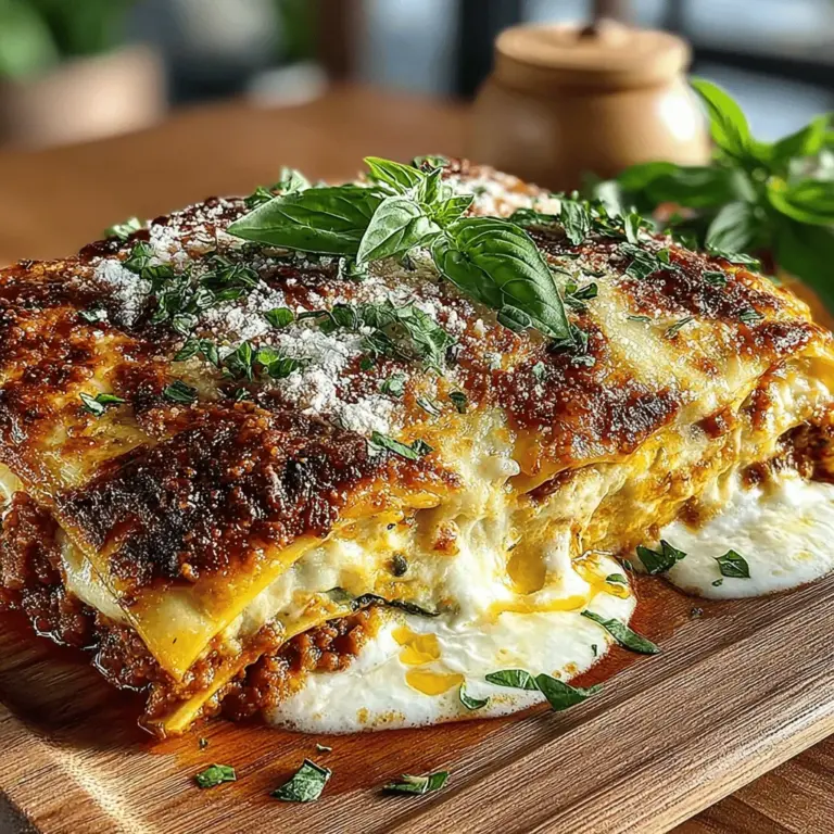 In recent years, the demand for healthy comfort food has surged, with home cooks looking for ways to indulge without compromising their dietary goals. One dish that perfectly embodies this trend is Cheesy Zucchini Delight, a delightful and nutritious take on traditional lasagna. This recipe not only satisfies your cravings for cheesy, hearty meals but also incorporates wholesome ingredients that elevate its nutritional profile. With fresh zucchini and lean ground turkey at the forefront, Cheesy Zucchini Delight is a dish that promises both flavor and health benefits.