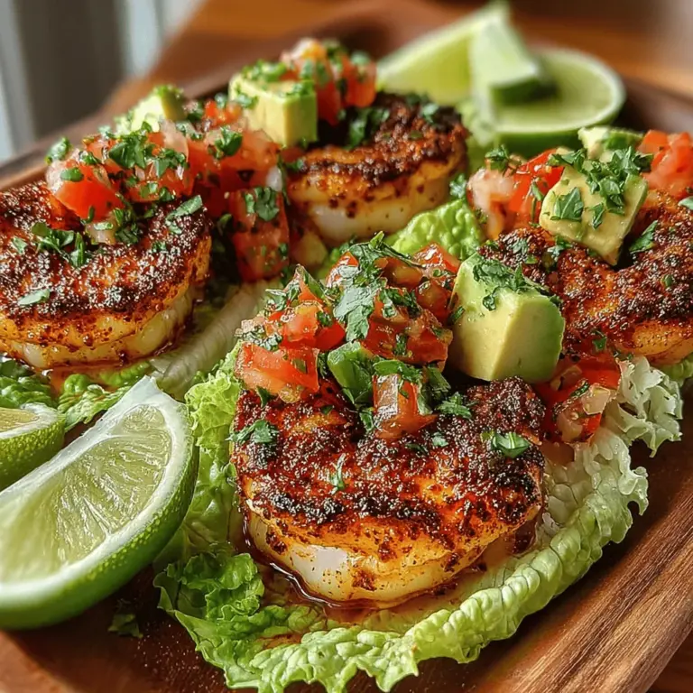 Lettuce wraps have surged in popularity as a healthy and versatile meal option that can cater to a variety of dietary preferences and occasions. They offer a delightful way to enjoy a balanced meal without the heaviness of traditional bread or tortillas. Among the myriad of flavorful combinations, Zesty Garlic Lime Shrimp Lettuce Wraps stand out as a vibrant choice that marries fresh ingredients with zesty flavors. Packed with tender shrimp, crisp lettuce, and bright toppings, this dish is perfect for everything from casual weeknight dinners to elegant gatherings. The appeal lies not just in its taste but also in its quick preparation time, making it a go-to recipe for busy cooks who refuse to compromise on flavor.