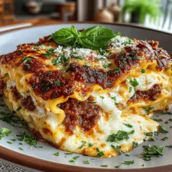 Low-Carb Zucchini Lasagna Bake: A Delicious and Nutritious Recipe