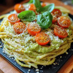 When it comes to culinary favorites, few dishes hold as much universal appeal as pasta. Its versatility allows for endless variations, and the comforting embrace of creamy sauces often elevates it to a beloved status on dinner tables around the world. Yet, as dietary preferences shift towards healthier options, many are searching for ways to enjoy their favorite pasta dishes without compromising on taste or nutrition. Enter the Creamy Avocado Basil Pasta—a delightful fusion that showcases the creamy texture of avocados, creating a rich sauce that is both indulgent and wholesome.
