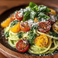 Avocado Basil Bliss Pasta Recipe